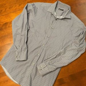 Bar III Slim Fit Long Sleeve Button Down Shirt